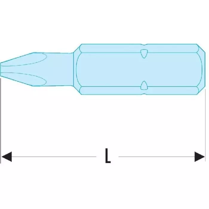 Facom Phillips Screwdriver Bit, PH4 Tip, ENP.204