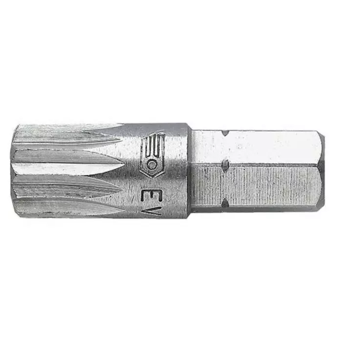 Facom Triple Square Screwdriver Bit, M8 Tip, 25 mm Overall, EV.108