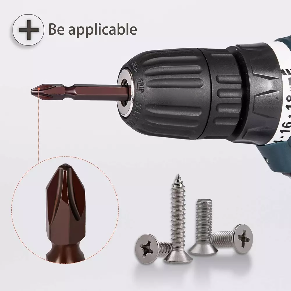 h9-screwdriver-bit-sl6-ph2-hex-shank-double-end-s2-taiwan-philips-brown-pack-of-10