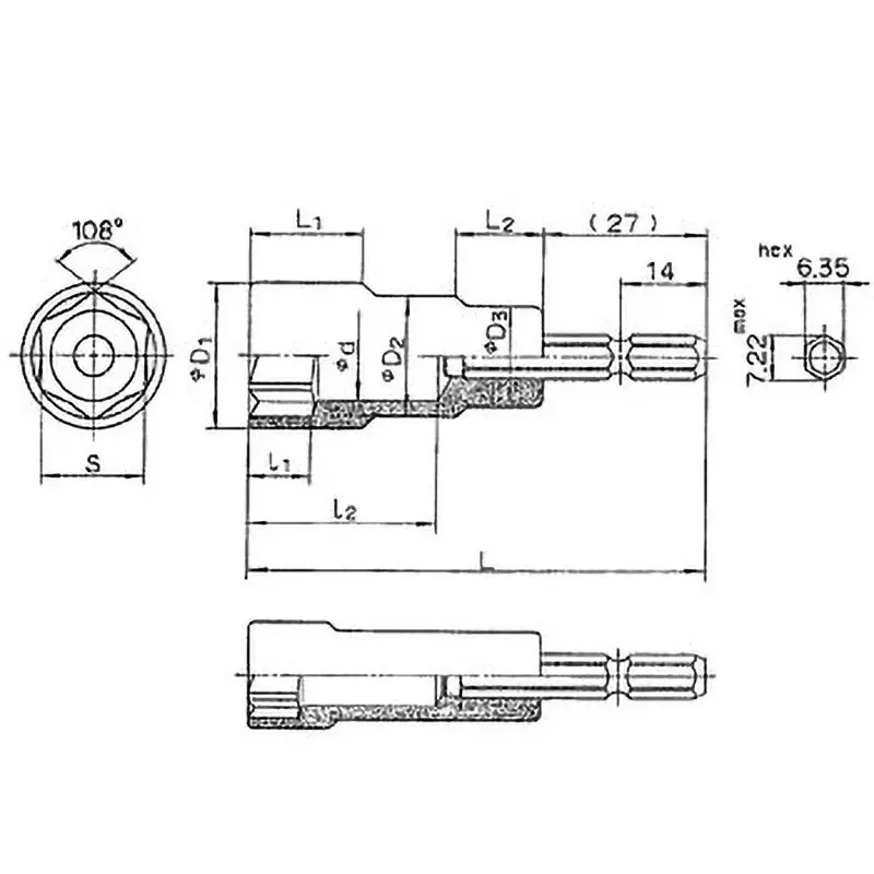 trusco-socket-bit-8-mm-hex-size-tef-8s