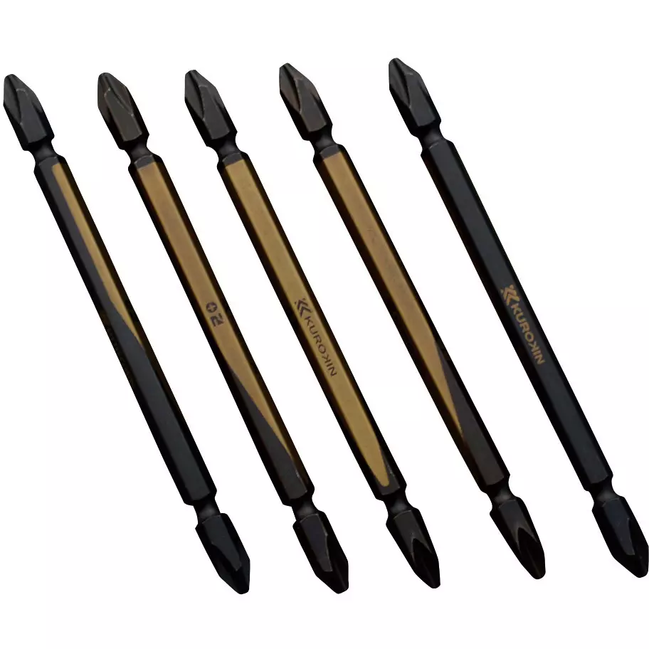 FUJIYA Double-Ended Bit 110 mm Overall Length, 5215-110-BG (Pack of 5 Pcs)