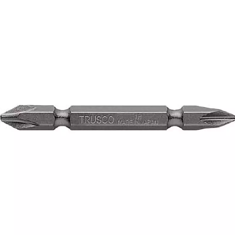 TRUSCO M14 Both-Ends Bit 65 mm Overall Length Plus (+) Tip, TBM14-1-65H (Pack of 10 Pcs)
