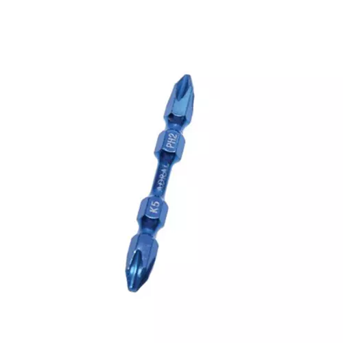 ADRAL High Torque Blue Bit 65 mm Steel Bright ADRAL Blue Finish for Industrial Use, HTB 65 (Pack of 20 Pcs)