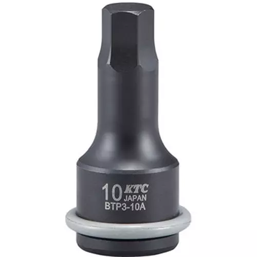 Ktc Hexagon Wrench Tip Shape 8 mm Size 9.5 mm Sq. Drive, BTP3-08AP