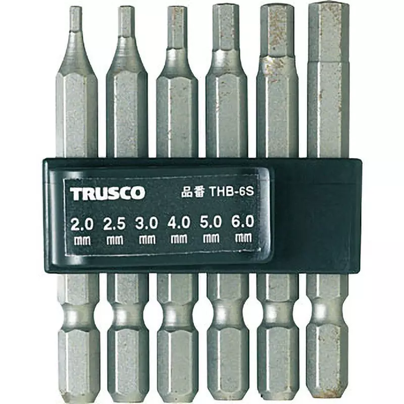 TRUSCO Hex Bit Hexagonal Tip, THBI-80