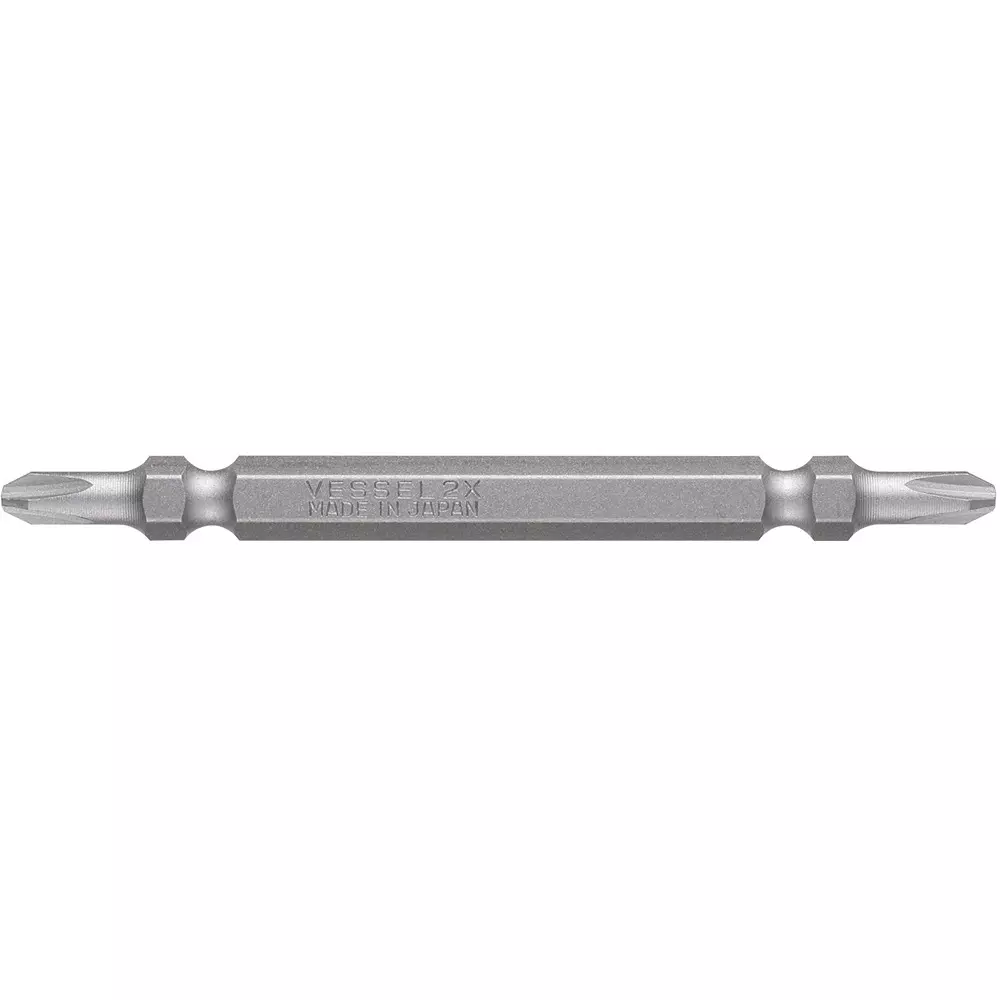 Vessel Easy-To-Read Bit 82 mm Overall Length Plus (+) Tip, DS142082 (Pack of 2 Pcs)