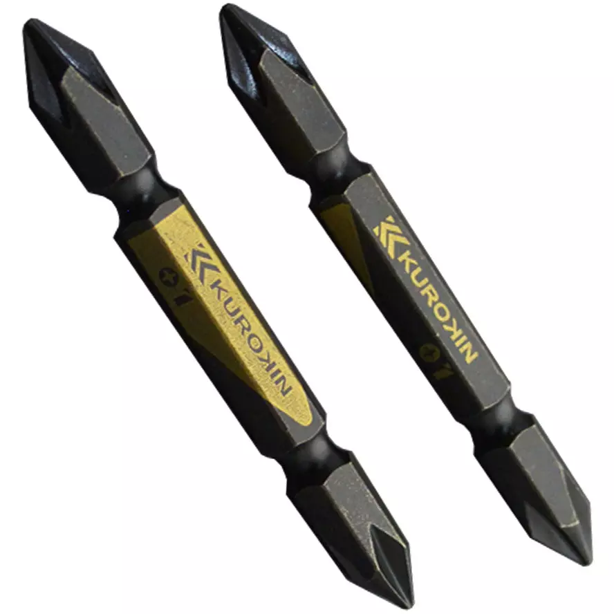 FUJIYA Double End Bit 65 mm Overall Length, 5102-65-BG (Pack of 2 Pcs)