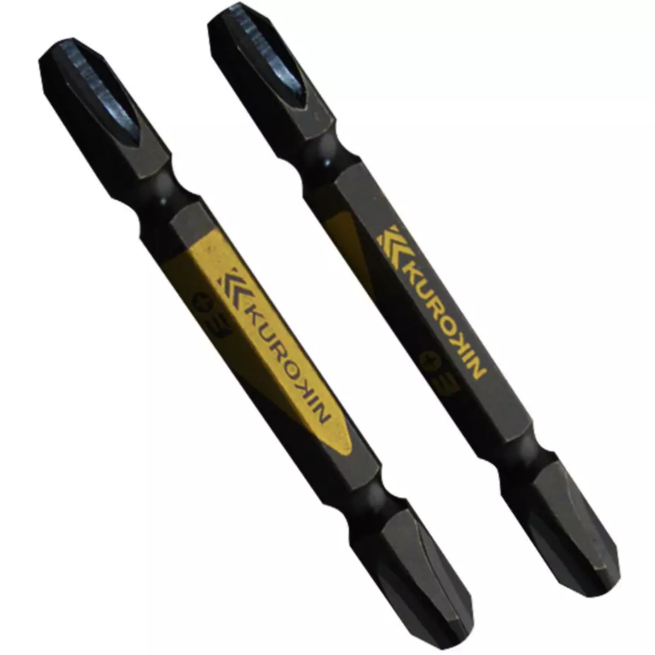 FUJIYA Double End Bit 65 mm Overall Length, 5302-65-BG (Pack of 2 Pcs)