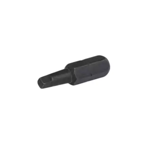 Blue-Point Square Tip Bit Hex Shank Size #1, Alloy Steel Body and 25.4 mm Length, BLPSQB1
