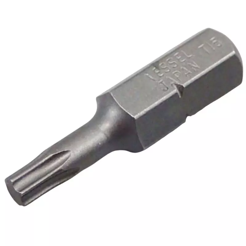 Vessel A4 Torx Bit 25.4 mm Overall Length Torx Tip, A4T15-25.4