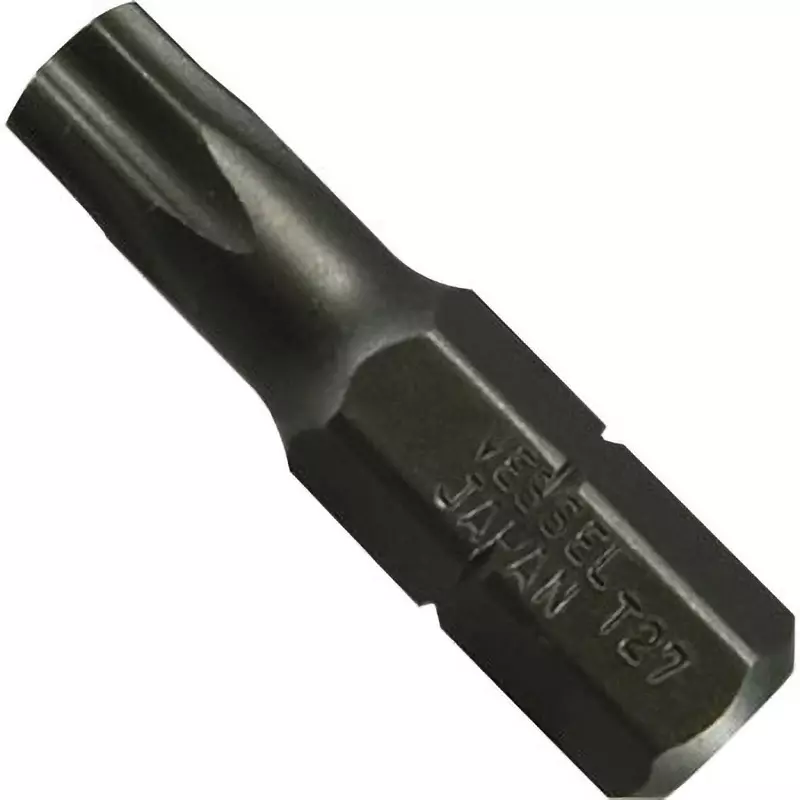 Vessel A4 Torx Bit 25.4 mm Overall Length Torx Tip, A4T27-25.4