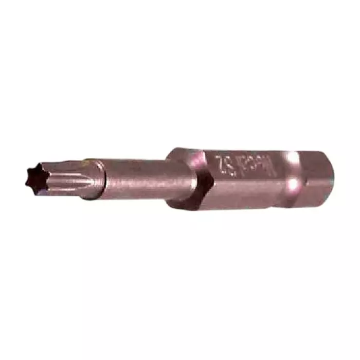 Ajay Torx Head Screw Driver Bit S2 Mirror Copper Finish 1/4 inch x 50 mm x T20, AJ-263/TH (Pack of 10 Pcs)