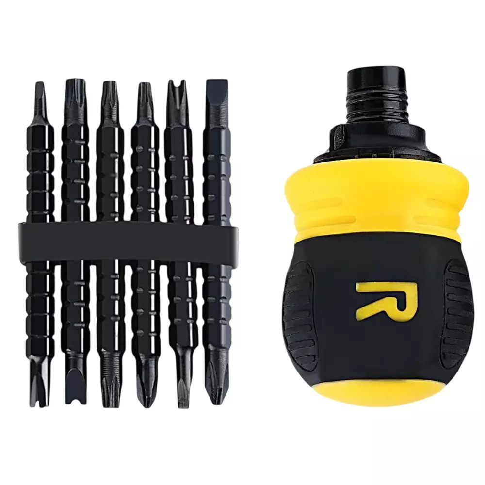 Shopper52 Multifunctional Screwdriver Combination Set Chrome Vanadium Steel Y-Type, Tool-2086 (Set of 12 Pcs)