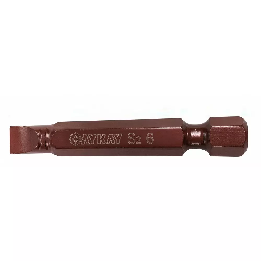 OAYKAY S2 Metal Screwdrive Bit Double Head Phillips 1/4 inch (6.35 mm) Drive and 25x3x0.5 mm Size, 3199.03 (Pack of 100)