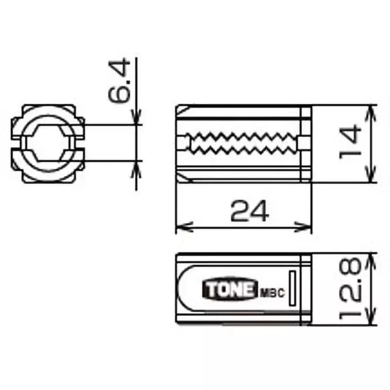 TONE Magnet Bit Catch 12.8 Length, MBC