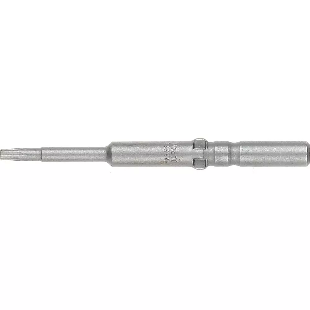 Vessel D76T Torx Bit 60 mm Overall Length Torx Tip, D76T8X60