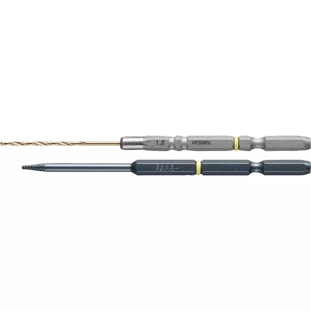 Vessel Screw Extractor Bit 79 mm Overall Length, NEJ-4