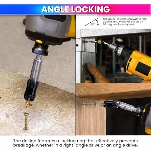 amicitools-self-locking-quick-release-drill-bit-holder-with-angle-adapter-14-inch-635-mm-hex-shank-universal-extension-for-easy-bit-changes