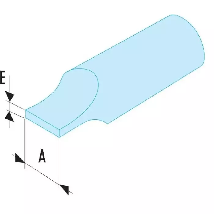 Facom Slotted Screwdriver Bit, 14 mm Tip, ENS.214