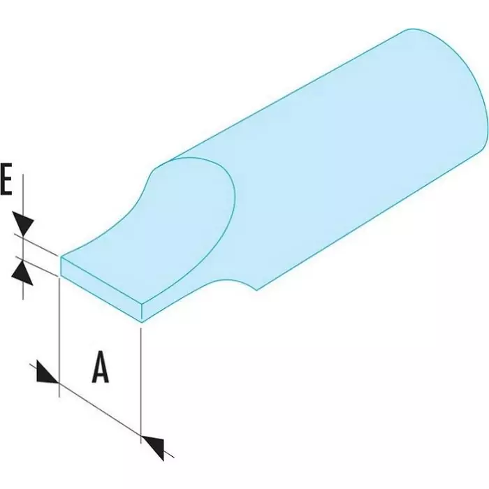 Facom Slotted Screwdriver Bit, 4 mm Tip, ES.604