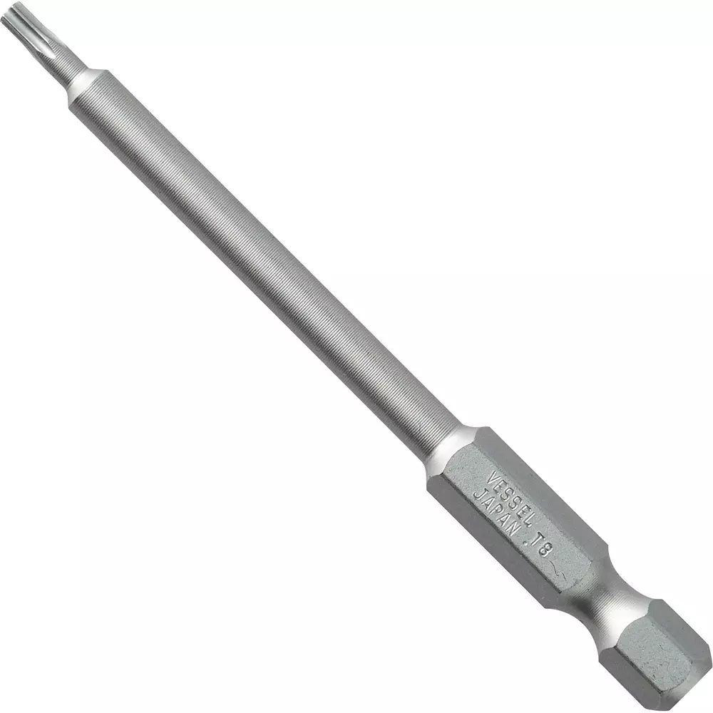 Vessel Torx Bit 75 mm Overall Length, JT8X75