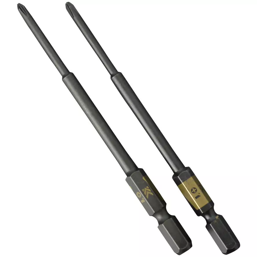 FUJIYA Step Bit 2-Piece Set 100 mm Overall Length, 5102D-100-BG