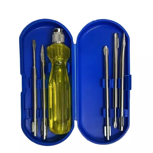 HAMCO 6, 8, 9.5 inch Drop Forged Carbon Steel Screwdriver Tool Kit (Set of 5 Pcs)