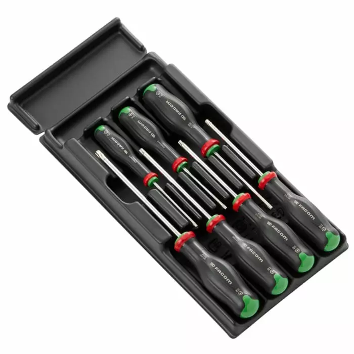 Facom Screwdriver Set, 7-Piece, MOD.ATXRPB