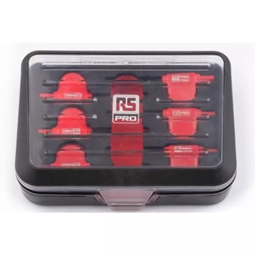 RS PRO Screwdriver Set 6 Piece T6, T7, T8, T9, T10, T15 Torx, 2539678
