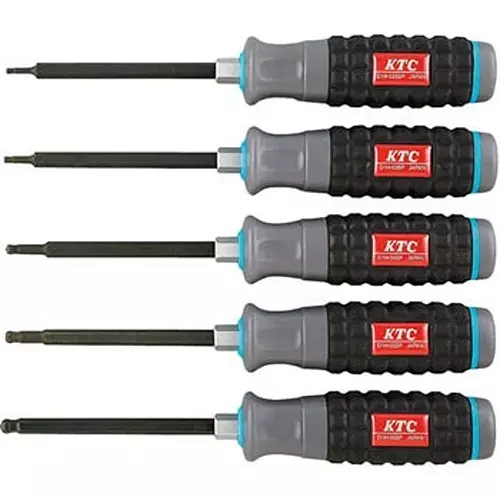 Ktc Ball Point Hexagon Driver Set 2.5 mm-6 mm, TD1HBP5 (Pack of 10)