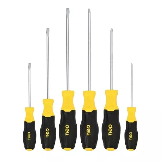DELI 6 Pcs Screwdriver Set CRV, EDL630006N