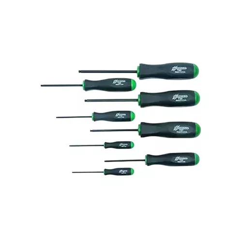 Bondhus ProGuard BallStar Tip Screwdriver Set Ball End T9, T10, T15, T20, T25, T27, T30 & T40 Size, 13532 (Set of 8)