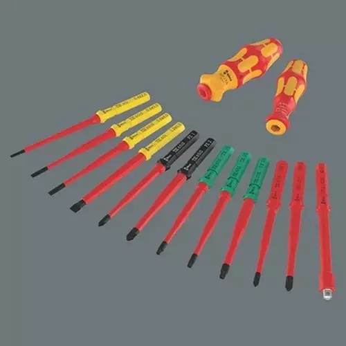 wera-kraftform-kompakt-vde-24-allrounder-set-1-screwdriver-sets-with-kraftform-handle-and-1000-v-rating-5006632001-set-of-25-set-of-25