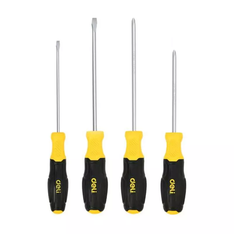 DELI 4 Pcs Screwdriver Set CRV, EDL630004N