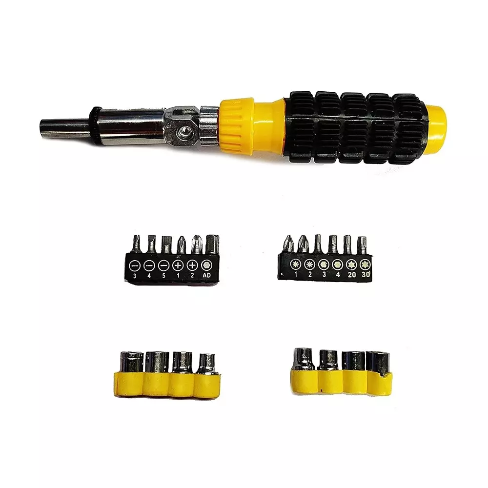 multipurpose-screwdriver-socket-set-tool-kit-combination-magnetic-wrench-for-home-office-car-bike--36pctk