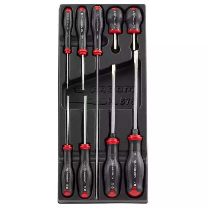 Facom Phillips Slotted Screwdriver Set, 9-Piece, MOD.AT4PB
