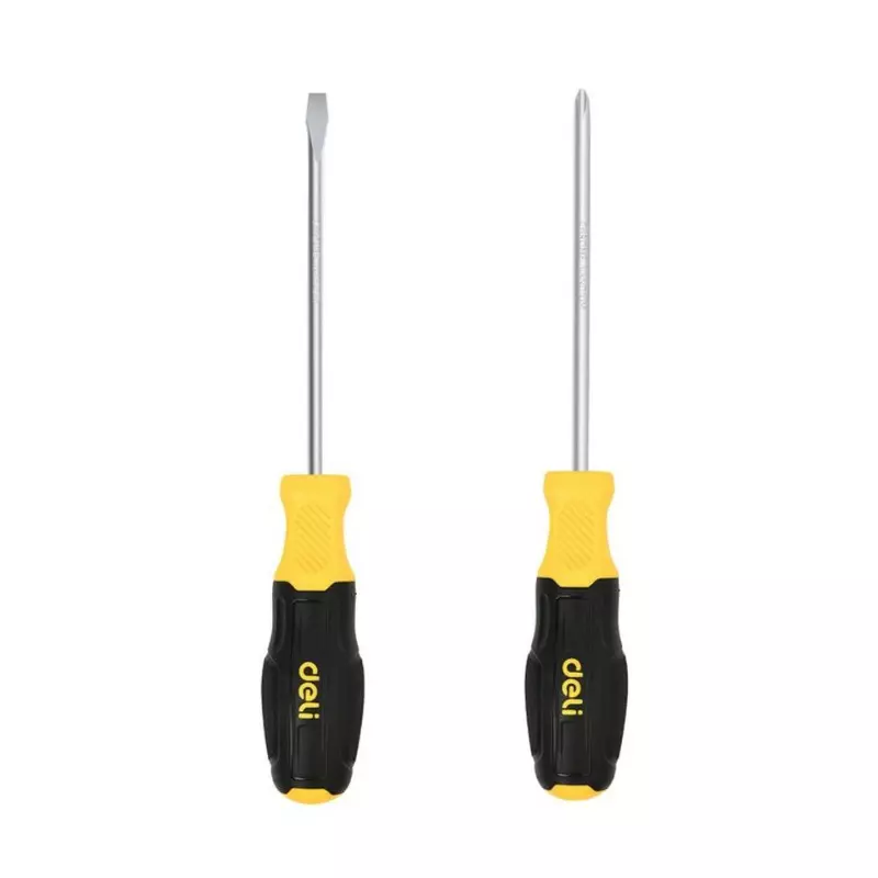 DELI 2 Pcs Screwdriver Set CRV, EDL630002N