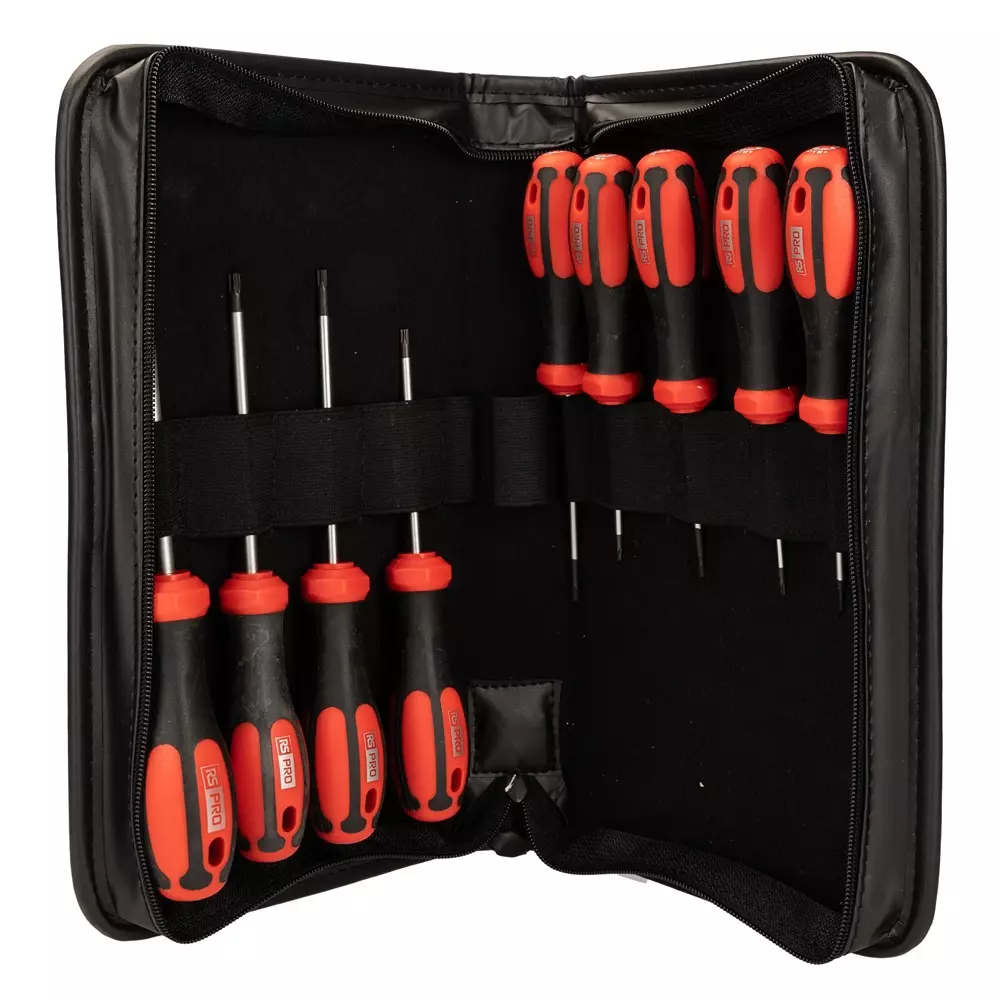 RS PRO Screwdriver Set 9 Piece Torx, 2539680