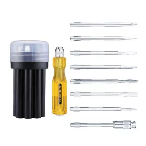 STANLEY 8 pcs Screwdriver Set Alloy Steel, STHT60573-8B