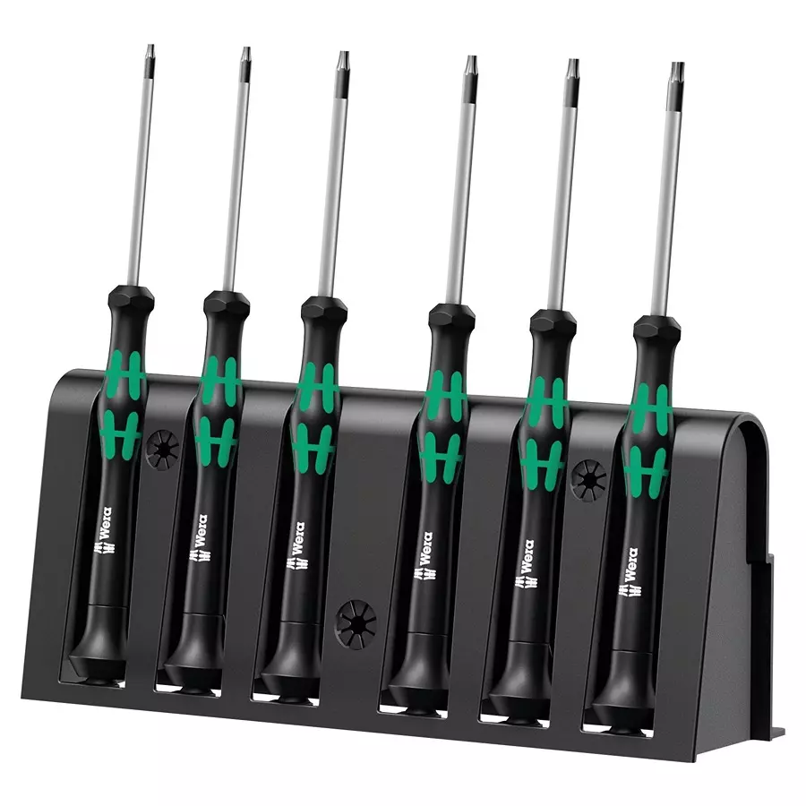 WERA SCREWDRIVER SET, TX, 6PC, 118154