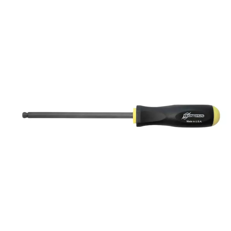 Bondhus ProGuard Ball End Screwdriver Extra Long 1.59 mm (1/16 inch) Size and 336 mm Length, 3703