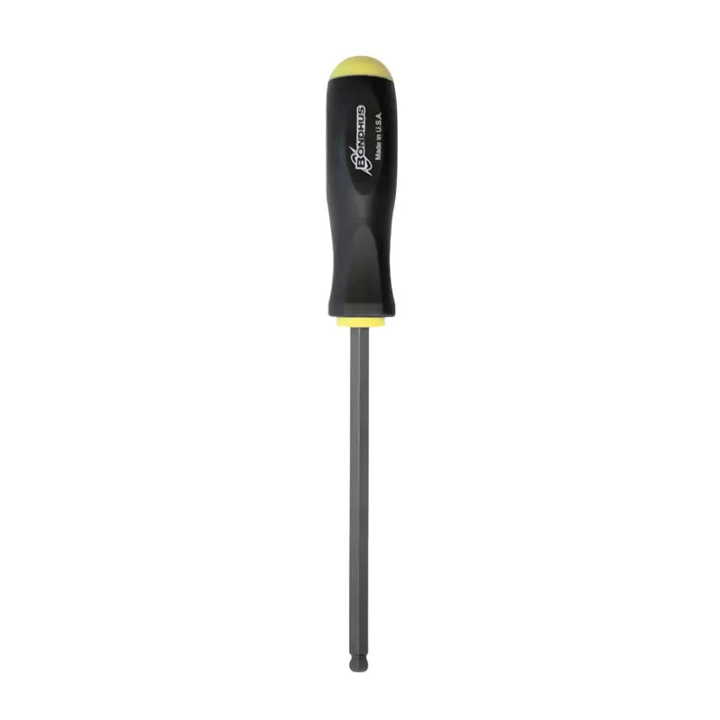 Bondhus ProGuard Ball End Screwdriver Extra Long 1.59 mm (1/16 inch) Size and 336 mm Length, 3703