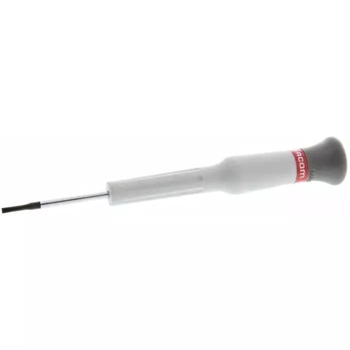 Facom SlottedScrewdriver, 1,8 mm Tip, 35 mm Blade, 117 mm Overall, AEF.1.8X35