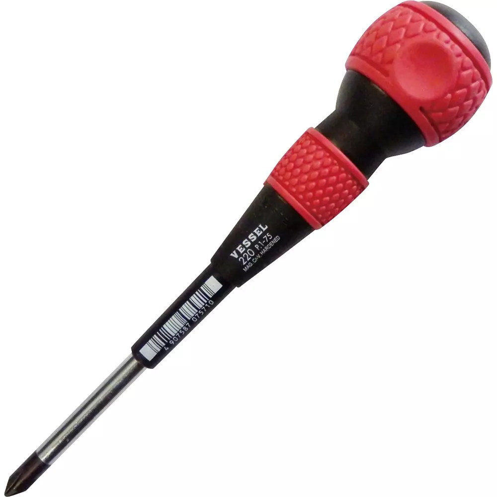 Vessel Ball Grip Screwdriver 156 mm Overall Length, 220 +1X75