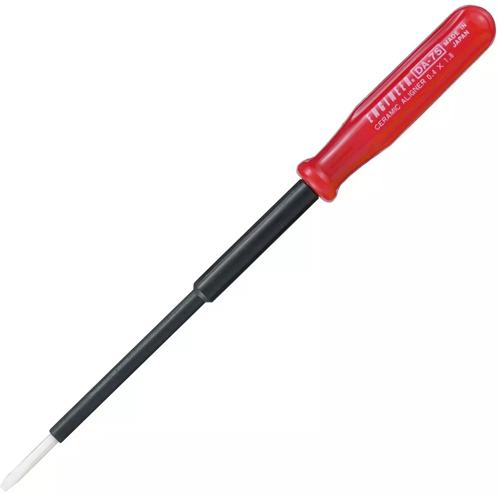 Engineer Ceramic Adjustment Screwdriver 148 mm Overall Length Minus Tip, DA-75