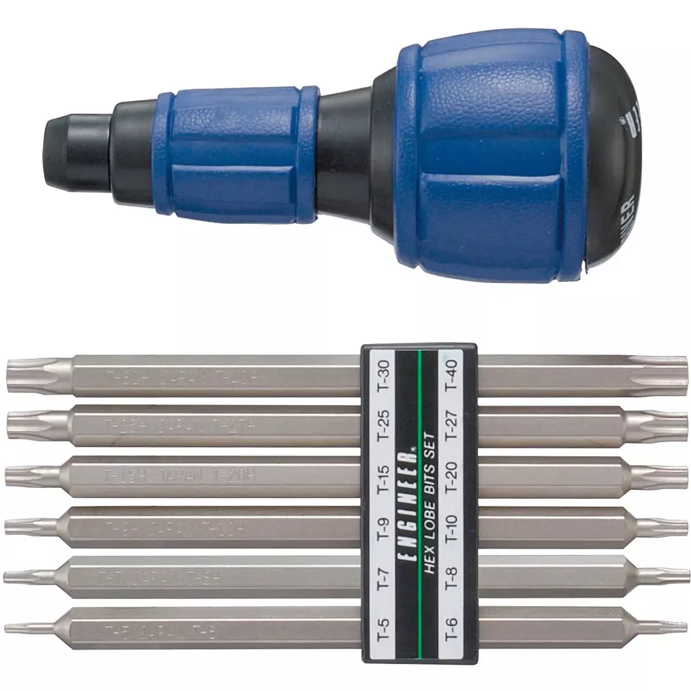 Engineer Master-Grip Screwdriver Set 70 mm Shaft Length, DR-51