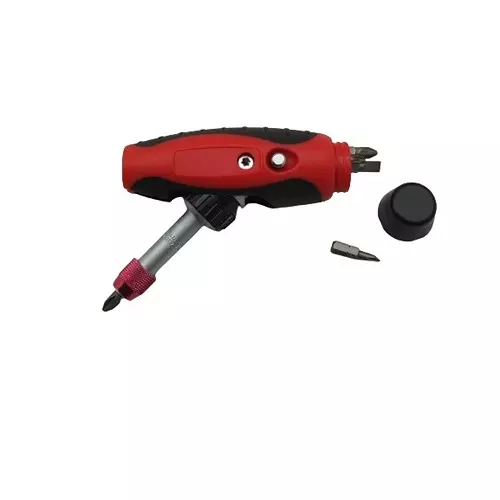 RS PRO Ratchet Screwdriver 6 Piece Sandblasted 10.5 cm S2 Steel 110 mm Flat 6 mm, PH0, PH1, PH2, PH3, 102710