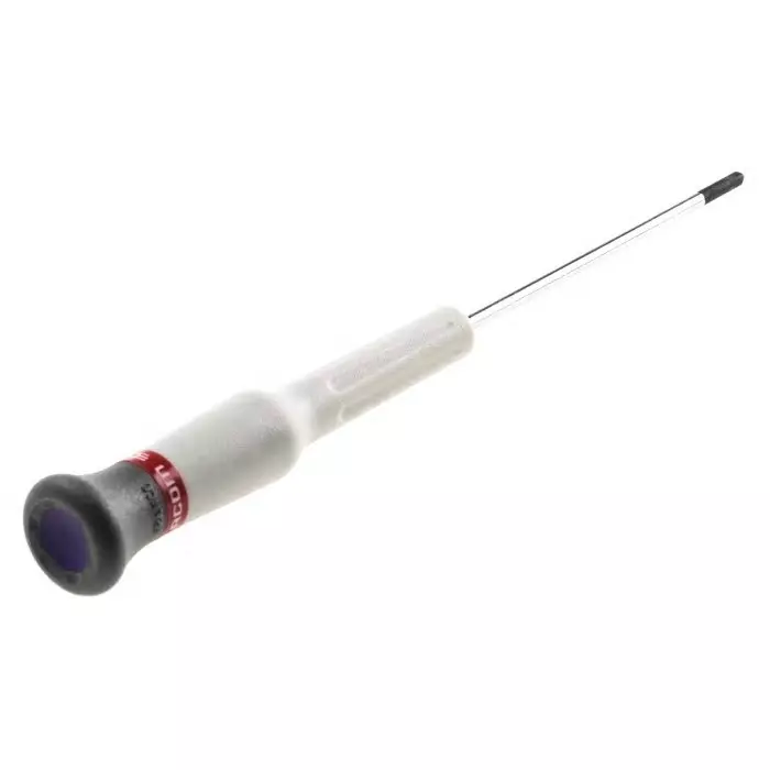 Facom Phillips Precision Screwdriver, PH00 Tip, 75 mm Blade, 157 mm Overall, AEFP.00X75