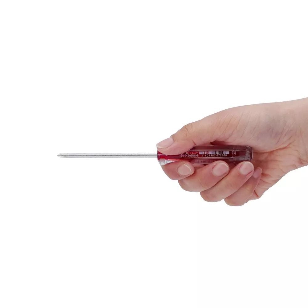 vessel-crystaline-screwdriver-1495-mm-overall-length-plus-tip-6100-1x75