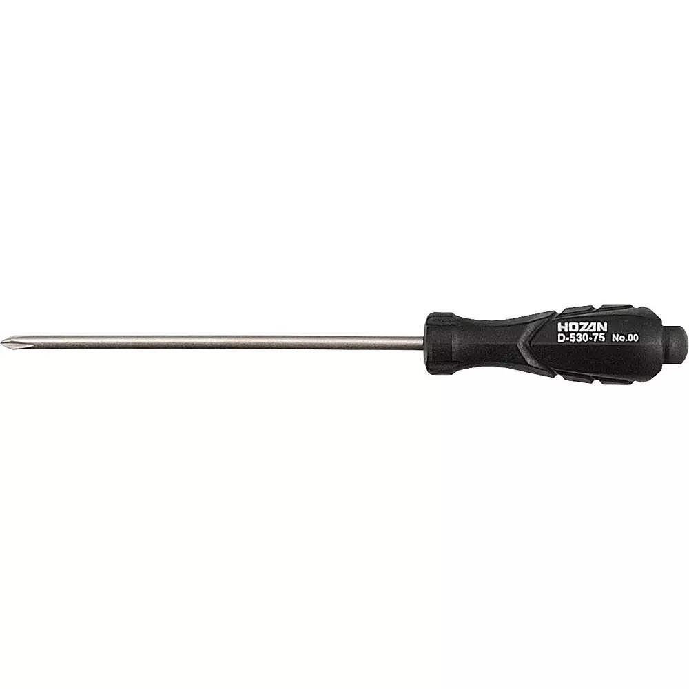 HOZAN Phillips Driver Φ mm Shank Dia No.00 Tip Size, D-530-75